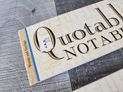 Scrapbooking Quotable Notables Vellum Phrases Family LOT K&Co NEW RETIRED #28