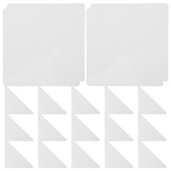 500 Pcs Book Corner Stickers Triangle Protectors Page for Paper