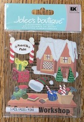 RARE Jolees Santa Claus Workshop North Pole Elf’s Toys CHRISTMAS Gifts Presents