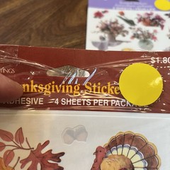 Scented Stickers Vtg Stickers Fall Flowers Floral Lot Of 5 Packs 4 New 1 Open