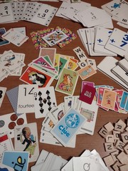 Art & Junk Journaling Cards Scrabble Tiles Game Pieces Slides 1000+ Pcs