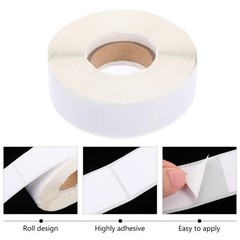 Self Adhesive White Food Storage Labels for Glass Metal Plastic Containers