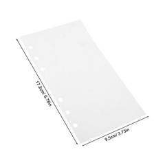 100Pcs Durable Double Sided Release Paper Sticker Book Pages for Binder Album