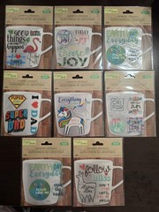 Lot of 8 Crafter’s Square Ceramic Sticker Packs – DIY Craft Supplies NEW