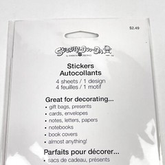 NEW Stickety Doo Da CHRISTMAS SAYINGS American Greetings Stickers 4 Sheets