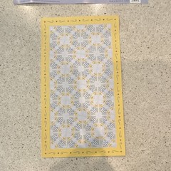 Creative Memories Scrapbooking Stickers Yellow Blue White Pattern MPN 0305