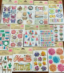 GIRL BOSS american Greetings Hallmark TEEN LOT 589+ STICKERS Disney Characters