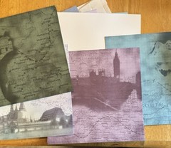 Scrapbooking Paper World Travel Theme Assortment of Textures