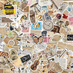 300 Pcs Vintage Stickers, Junk Journal Supplies, Cute Stickers for Journaling Su