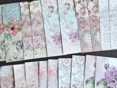 100PC Scrapbooking Vintage Ephemera Paper Pack The Rose Connection New Design