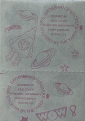 SPARKLE SPACE Prismatic Stickers(8pc)Mrs.Grossman’s •Universe•Star•Rainbows•Moon