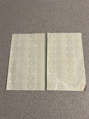Vintage Sandylion Stickers Girls Softball Baseball 2 Sheets 2002