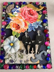 Memory Lane! 5 Vintage Junk Journal Ephemera Cards With Envelopes. Repurpose