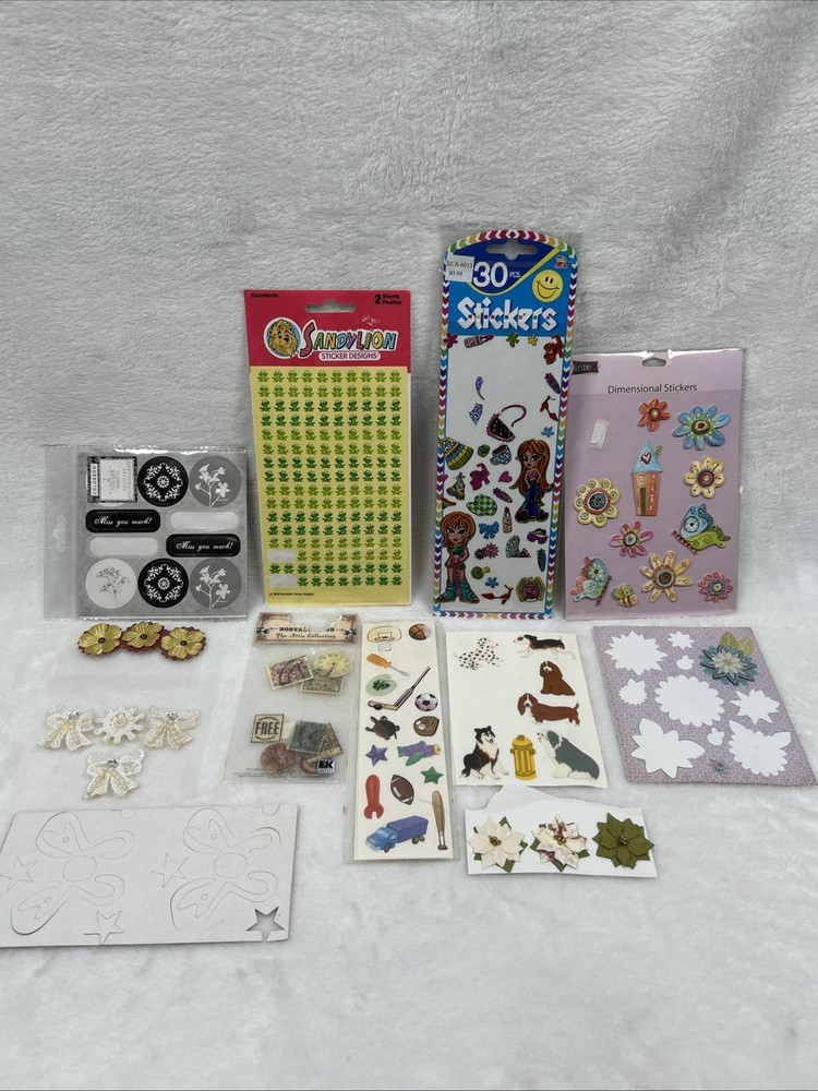 Bundle Of Stickers Scrapbook Embellishments Envelope Seals