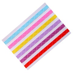 Scrapbook Photo Corner Sticker Set Assorted Colors Lightweight and Practical