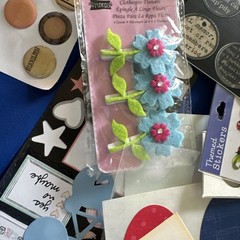 Large Lot Scrapbooking Lot Stickers Embellishments Rub Ons, Studio Life, John De