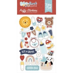 EP Puffy Stickers Baby On Board Boy Bottle Bib Shoes Toys Rainbow Banner Stars