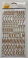 American Crafts/Amy Tangerine Chipboard Letter Sticker Thickers-Variations