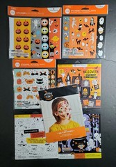 American Greetings Halloween 1,323 Stickers New (26 3D Body Tatoos Included)