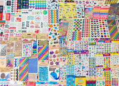 555pc Lot Scrapbook Supplies Stickers Gems Border Die cuts Kits Rub On Transfers