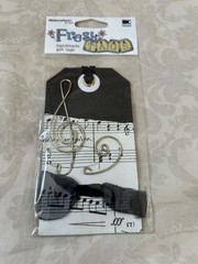 EK Success Rebecca Sower Designs Fresh Tags Handmade Gift Tags Night Music New