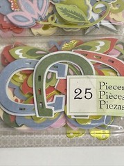 K&Company Edamame Layered Accents 25 piece Floral Butterfly Mix