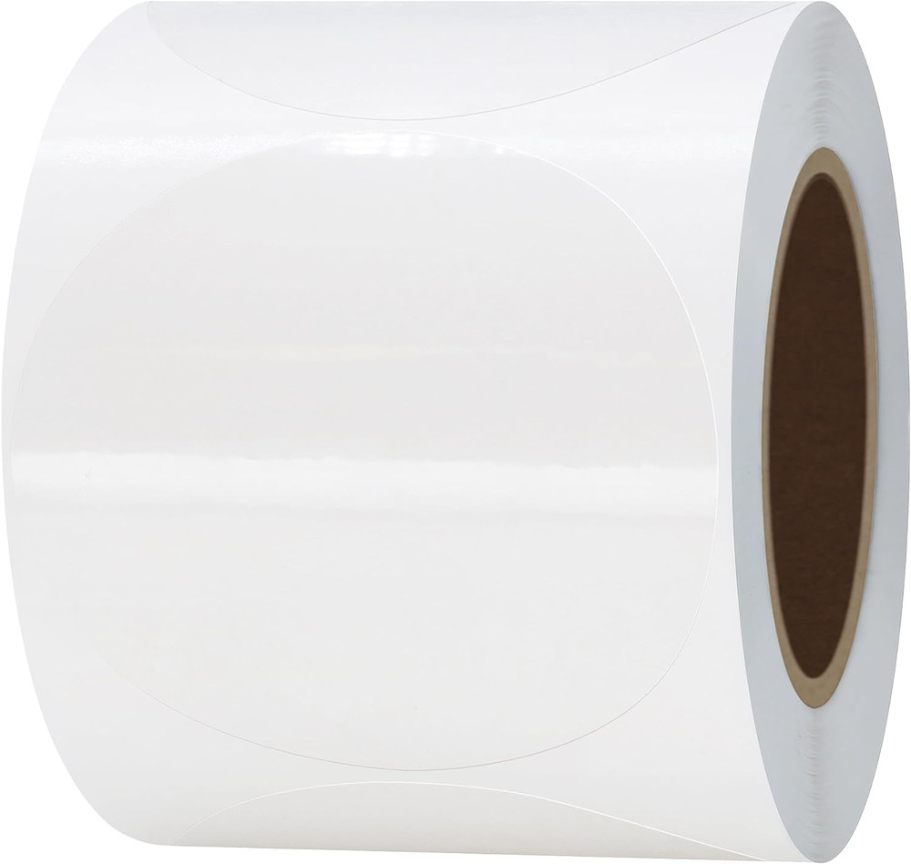 Clear Seal Sticker Labels 2 Inch round Circle Wafer Stickers/Labels 2 Inch Round