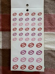 Used MAMBI Happy Planner 2018 Sticker Book Neon Lights Most Stickers Included
