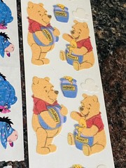 Big Lot of VTG Stickers Sandy Lion & Mrs Grossman – Fuzzy, Shimmery & Character