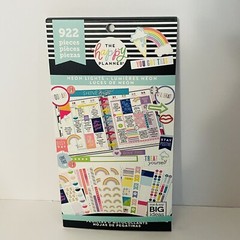 Happy Planner Neon Lights Theme Sticker Book 922 Pieces NEW