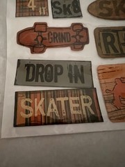 CREATIVE IMAGINATIONS Epoxy Stickers 6×9 Phrases Football Sports Icons Emotions