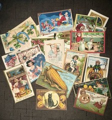 48 Vintage Inspired Holiday Postcards-EPHEMERAJunk Journal Supplies-Scrapbooking