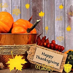 12 Pieces Thanksgiving Metal Cutting Dies Maple Leaf Metal Die Cuts Fall
