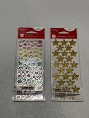 AMERICAN GREETINGS FORGET ME NOT STICKERS LOT NEW SEALED STARS DINOSAURS FLOWERS