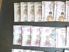 100pc Retro Scrapbooking JJ Craft Papers 3 1/4 X 3 1/4 In W Kids At Their Best