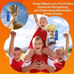 48PCS Award Ribbons, Medal Ribbons for 1st, 2nd, 3rd Place, Event Card & Rope…