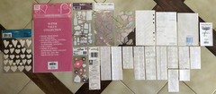 Mixed Lot Vintage SANDYLION STICKO Hearts/Lips/Valentines Day Love Stickers