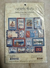 Graphic 45 *CATCH OF THE DAY* Journaling & Ephemera CARDS 2021 Beach Ocean NEW