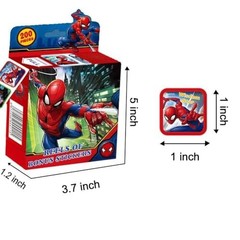 3 Pack Kids Stickers – 600 Pcs 1.5″ Self-Adhesive Label Rolls, 30 Fun Designs fo