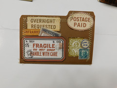 Junk Journal Add-Ons Handmade Tags Card Envelope File Clipboard Ephemera Set 1