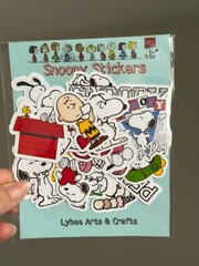 20pcs Snoopy Stickers – Cute Peanuts Cartoon Vinyl Decals for Laptop Waterproof