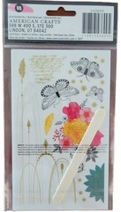 Vicki Boutin Rub-on Transfer Sheets 6.75×4 inch By American Crafts 343899 2pc