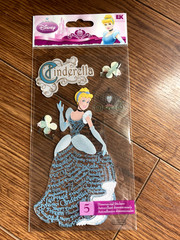 Disney Princess CINDERELLA dimensional stickers EK Success