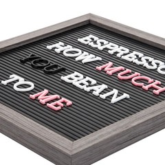 Veskaoty 1 Inch Letters for Felt Letter Board, White 1 inch, 1 inch