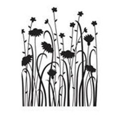 #280 Darice Embossing Folder Essentials » WILDFLOWER » #30008391