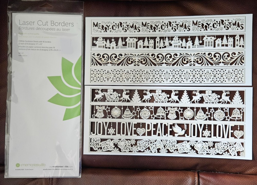 Rare OMFL Laser Cut ‘TIS THE SEASON Borders & Coordinating Elements Scrapbook