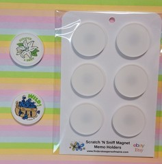 Magnetic Scratch ‘N Sniff Sticker Holders Trend / Everything Smells – Retro 80’s