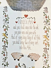 NOAH’S ARK Animals Bible Verse Scrapbook Stickers by Joy Marie/Colorbok