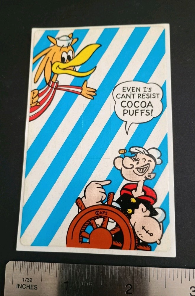 Vintage Stickers Light Switch Cover Plate Sticker Mod VTG 80s Cocoa Puffy Popeye