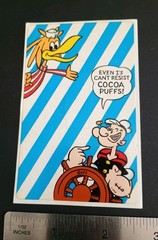 Vintage Stickers Light Switch Cover Plate Sticker Mod VTG 80s Cocoa Puffy Popeye